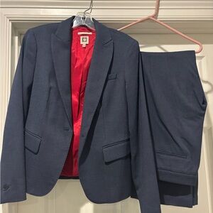 Classic Navy Blazer and Pants Set